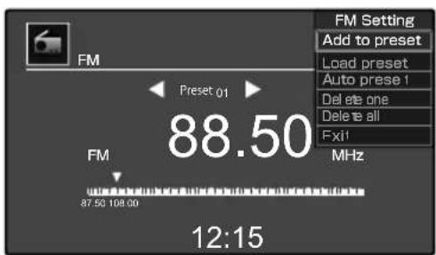 KENWOOD ASiP70 - Presintonización de emisoras manualmente (Add to preset) - 1