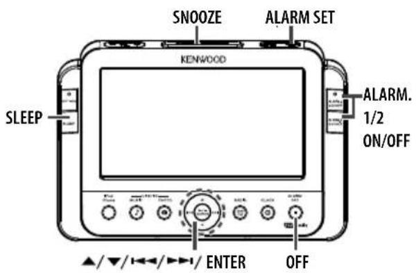 KENWOOD ASiP70 - Ajuste del temporizador de alarma (Alarm 1 setting/Alarm 2 setting) - 1