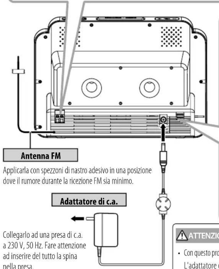 KENWOOD ASiP70 - Precauzioni per il collegamento - 2