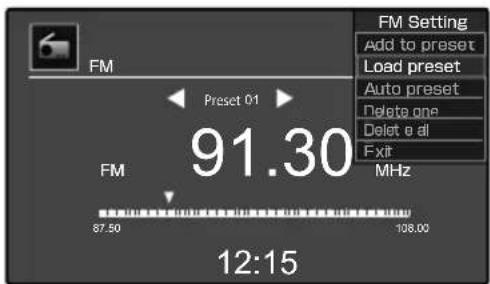 KENWOOD ASiP70 - Scegliere la funzione di visione delle stazioni preselezionate. - 1