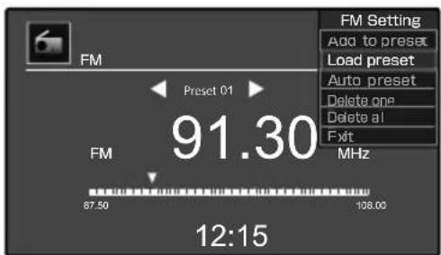 KENWOOD ASiP70 - Select the function for viewing preset stations. - 1