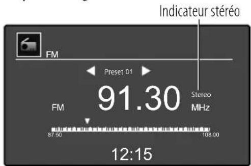 KENWOOD ASiP70 - Sélectionnez la réception radio FM ou AM. - 1
