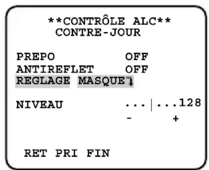 PANASONIC WVCL930 - Secteur d'analyse de compensation déclairage à contre-jour - 1
