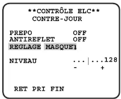 PANASONIC WVCL930 - Secteur d'analyse de compensation déclairage à contre-jour - 3