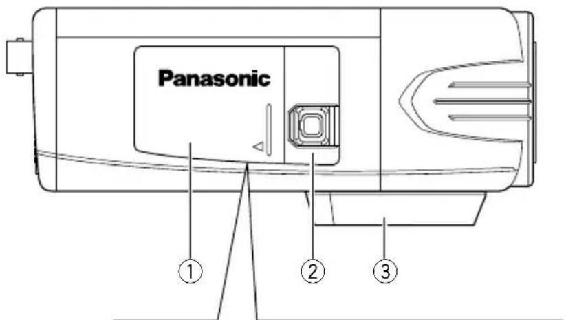PANASONIC WVCL930 - Side view - 1