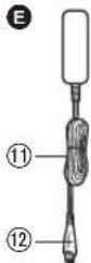 PANASONIC ESLA63S - Identificación de las partes - 2