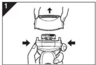 PANASONIC ESLA63S - ▶ Sustitución de las cuchillas internas - 1
