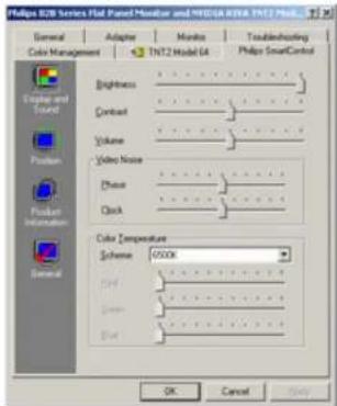 PHILIPS 150S7FS - Options smartcontrol - 1