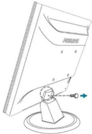 PHILIPS 150S7FS - Retrait du socle - 1