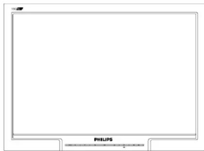 PHILIPS 150S7FS - Description frontale du produit - 1