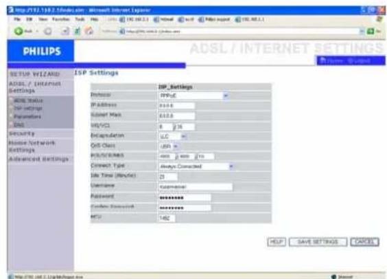 PHILIPS CGA7740N - Configuration FAI / ISP settings - 2