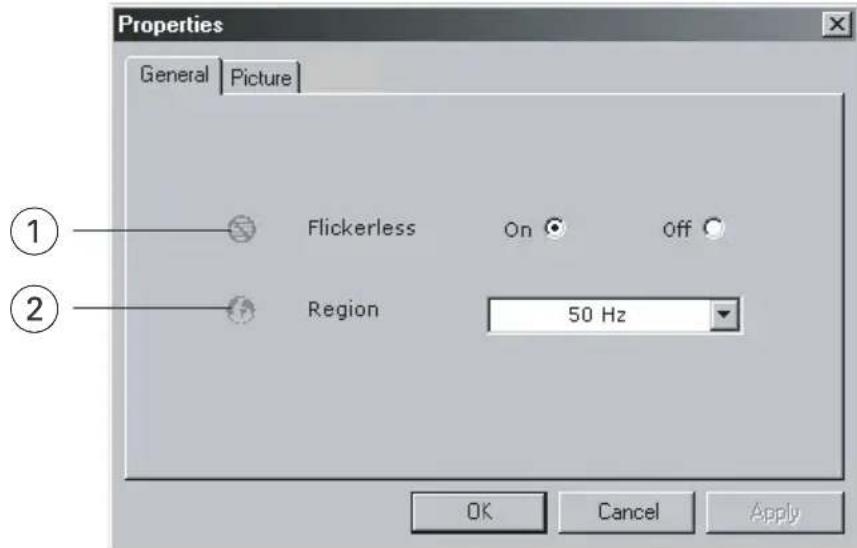 PHILIPS SPC505NC - Commandes generales - 1