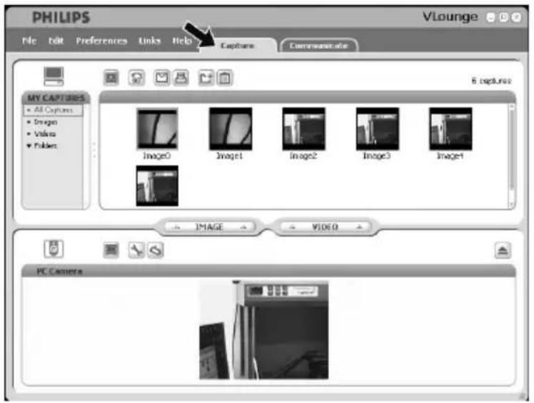 PHILIPS SPC525NC - Capture d'images / enregistrements vidéo - 1