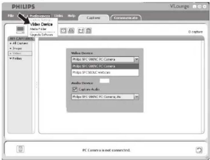 PHILIPS SPC525NC - Sélection de votre WebCam - 1