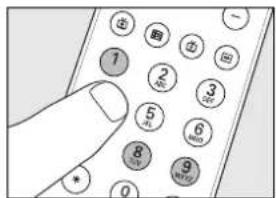 PHILIPS Multimedia Remote Control - Pulse las teclas 9,8 y 1 en este orden. - 1