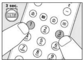 PHILIPS Multimedia Remote Control - Impostazione manuale del telecomando - 3