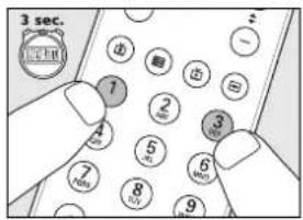 PHILIPS Multimedia Remote Control - Handmatig instellen van de afstandsbediening - 3