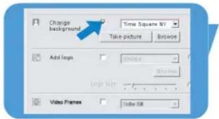 PHILIPS SPC621NC - ⑳Change background (changer l'arrière-plan) - 1