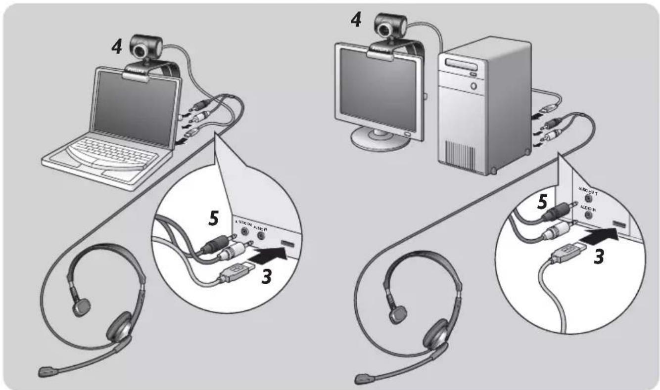 PHILIPS SPC502NC - 安装 - 1