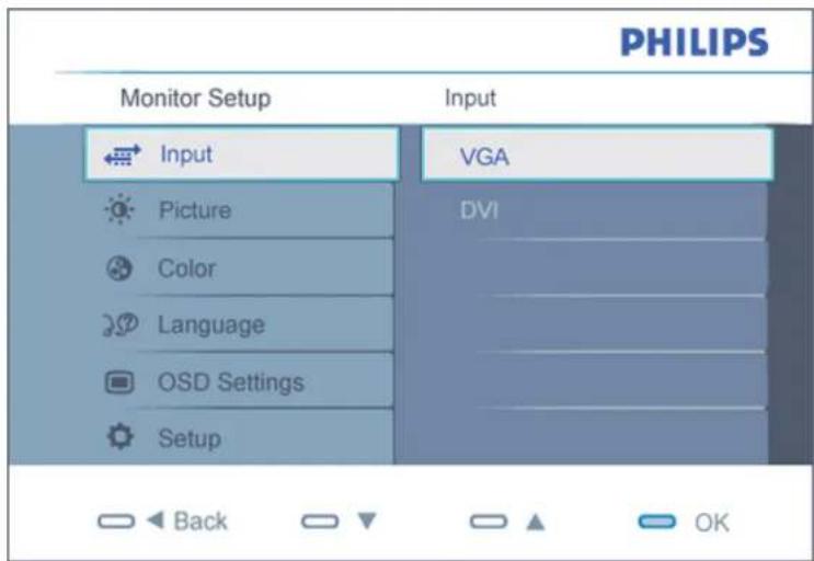 PHILIPS Brilliance 220CW9FB - On-Screen Display (Installingen op het scherm) - 1