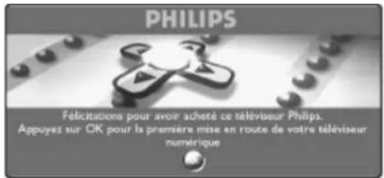 PHILIPS 32PFL7532D - Première mise sous tension - 1