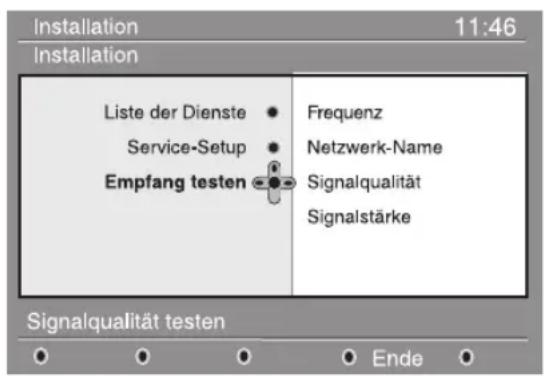 PHILIPS 32PFL7532D - Testen des Empfangs - 1