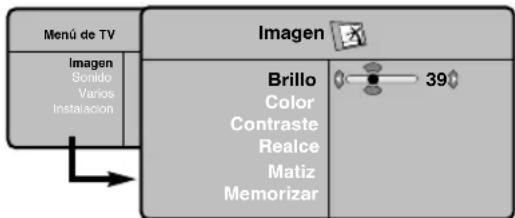 PHILIPS 32PFL7532D - Ajustes de la imagen - 1