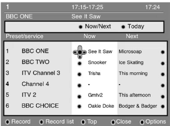 PHILIPS 32PFL7532D - TV guide - 1