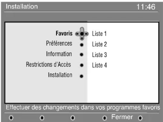 PHILIPS 32PFL7532D - Organiser vos listes de Favoris - 1