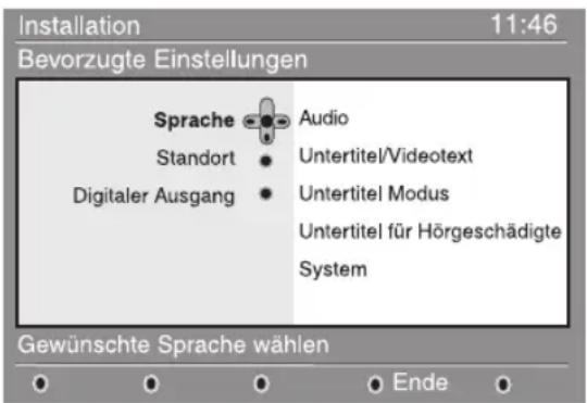 PHILIPS 32PFL7532D - Sprache und Standorteinstellungen - 1