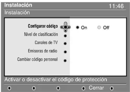 PHILIPS 32PFL7532D - Restricciones de acceso - 1