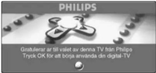PHILIPS 32PFL7532D - Koppla på TV:n för första gången - 1