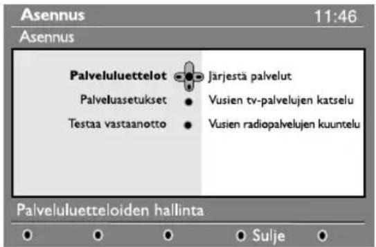 PHILIPS 32PFL7532D - Järjestä palvelut - 1