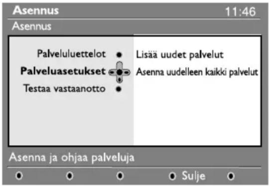 PHILIPS 32PFL7532D - Asenna uudelleen kaikki palvelut - 1