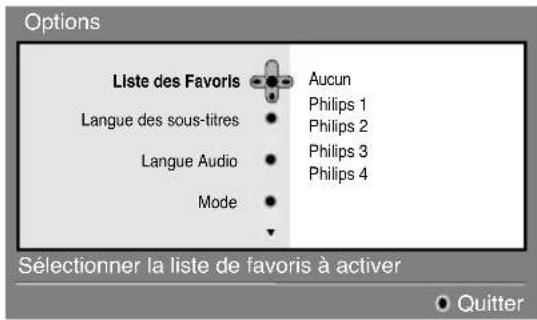 PHILIPS 32PFL7532D - Utilisation des options du menu - 1