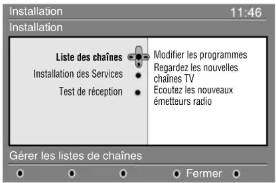 PHILIPS 32PFL7532D - Réorganiser les chaînes - 1