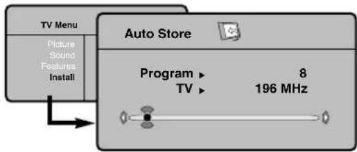 PHILIPS 32PFL7532D - Automatic tuning of analogue programmes - 1
