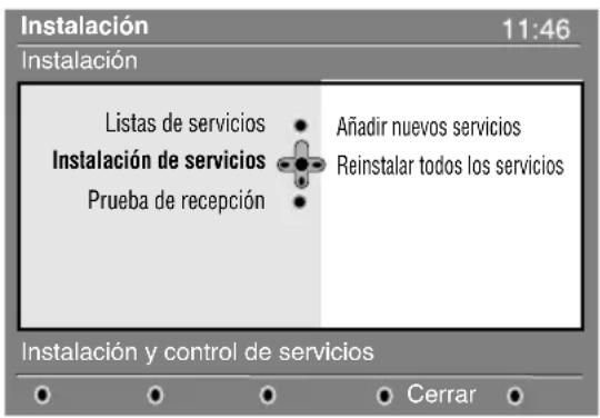 PHILIPS 32PFL7532D - Reinstalar todos los servicios - 1