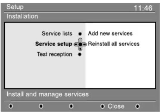 PHILIPS 32PFL7532D - Add new services - 1