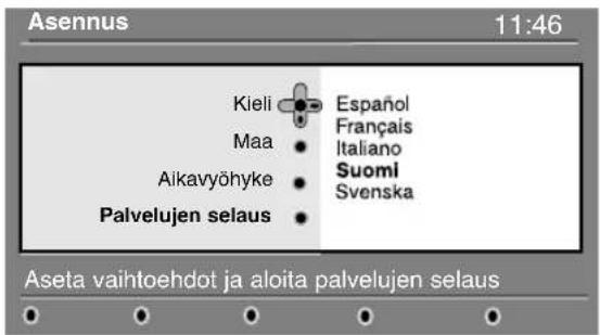 PHILIPS 32PFL7532D - Television avaaminen ensimmäisen kerran - 2
