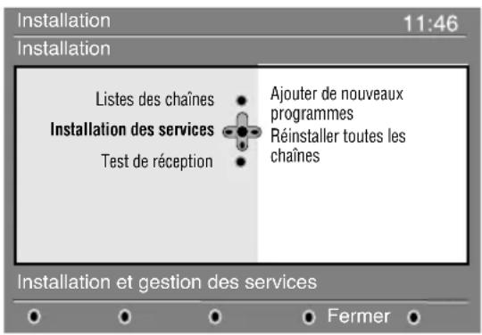 PHILIPS 32PFL7532D - Réinstaller toutes les chaînes - 1