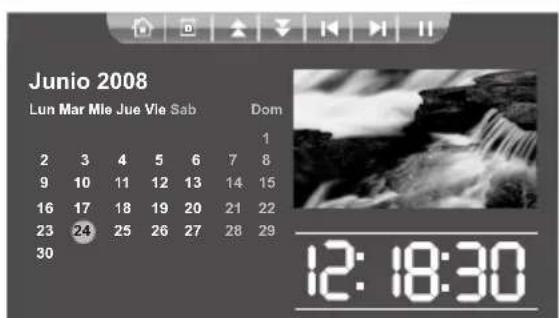 Hanns.G SD80ZGMN - Calendario mensual: - 1