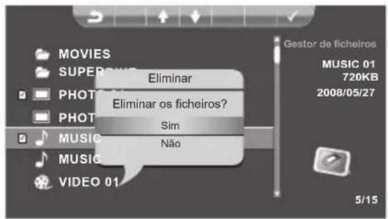 Hanns.G SD80ZGMN - Eliminar ficheiros - 2