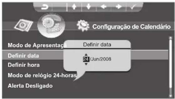 Hanns.G SD80ZGMN - Definir data: - 2