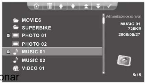 Hanns.G SD80ZGMN - Eliminar archivos - 1