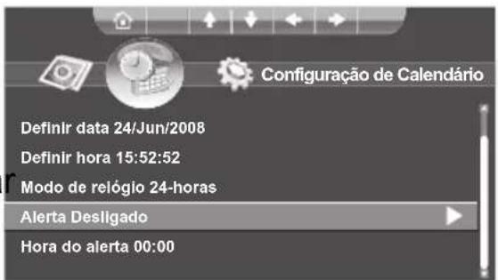 Hanns.G SD80ZGMN - Ligar/Desligar o alerta - 1