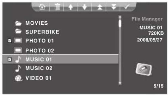 Hanns.G SD80ZGMN - Deleting Files - 1