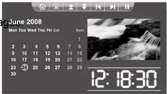 Hanns.G SD80ZGMN - Monthly Calendar: - 1