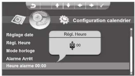 Hanns.G SD80ZGMN - Réglage Alarme - 2