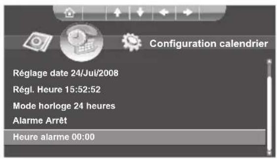 Hanns.G SD80ZGMN - Réglage Alarme - 1